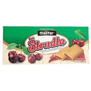 Master Strudla Cookies Cherry Filling 16 / 120g