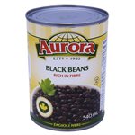 Aurora Black Beans 24 / 540ml Kosher-COR