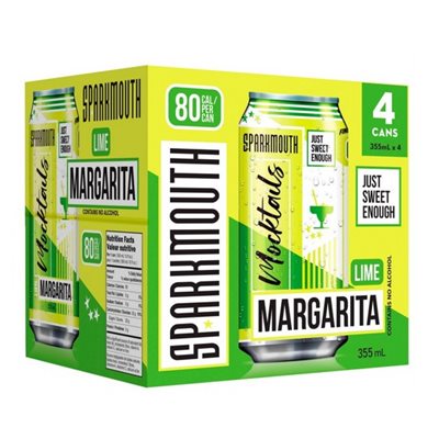 Sparkmouth Lime Margarita Mocktails 6 / 4 / 355ml