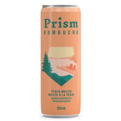 Prism Peach Mojito Kombucha 24 / 355ml