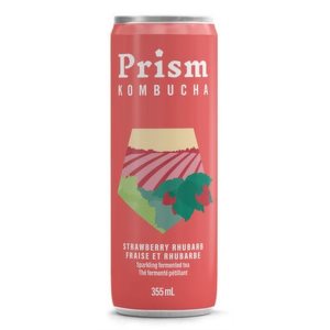Prism Strawberry Rhubarb Kombucha 24 / 355ml