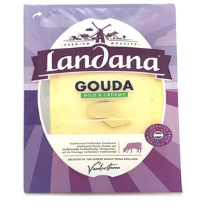 Landana Sliced Mild Gouda Cheese 10 / 150g