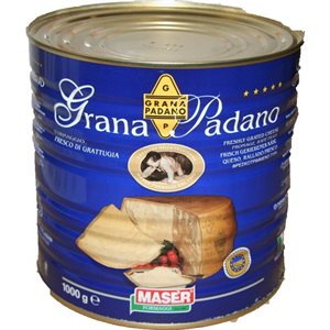 Parmesan TINS Padano Grated 1kg