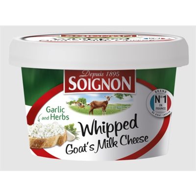 Soignon Garlic Whipped Goat Cheese 6 / 140g