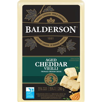 Balderson Heritage Cheddar 3 Year 16 / 280g