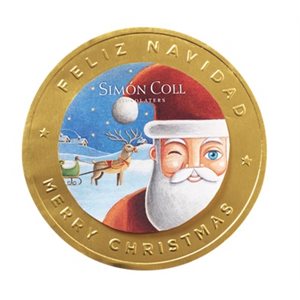 Simon Col Milk Chocolate Santa Medallion 15 / 60g
