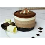 Three Chocolate Mousse Cake 24 units 73543