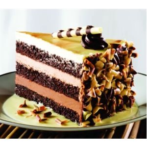 Thriple Chocolate Cake 2 / 14 precut servings 00903