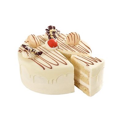 73024 2 / 8" Mascarpone Chantilly White Choc. Cake