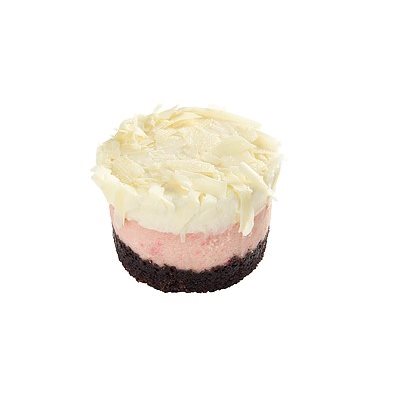 92101 Mini 2" Raspberry White Choc Cheesecake 48ct