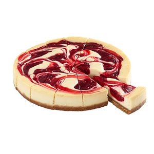 29005 4 / 10" Cherry Swirl Cheesecake