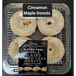 Ohh La La GF Cinnamon Maple Baked Cake Donuts 8pk / 4 308g