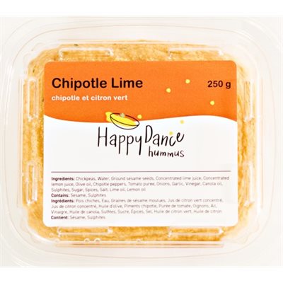Happy Dance Hummus Chipotle Lime 12 / 250g