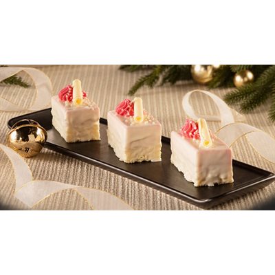00876 White Chocolate & Cranberry Mini Bar Cake 25 / 60g