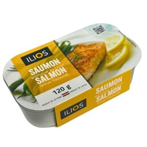 Ilios Salmon in Oil w / Lemon 11 / 120g