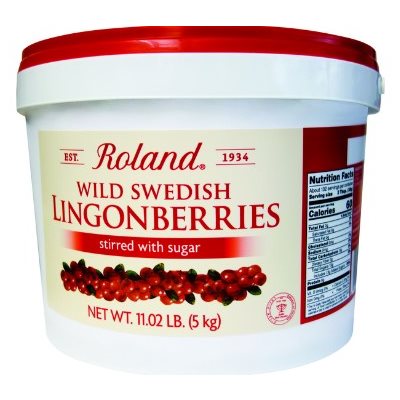 Roland Wild Lingonberries 5kg Sugar