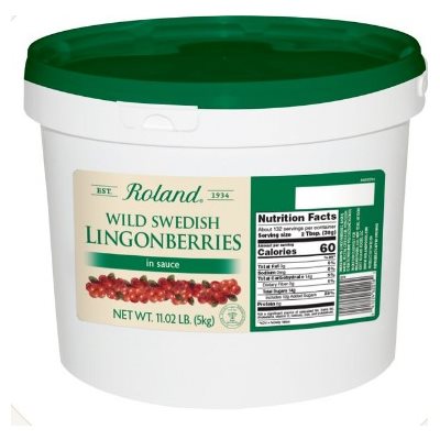 Roland Wild Lingonberries In Sauce 5kg