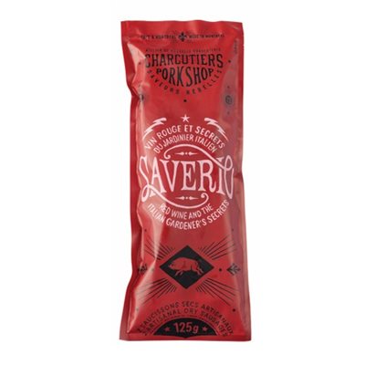Pork Shop Dry Sausage SAVERIO Red Wine 10 / 125g