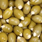 Green Stuffed Olives With Almond 12kg
