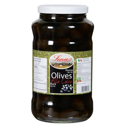 Black Olives Alla Calce 2 / 3L (80 / 90)