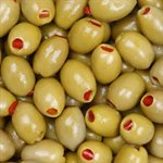 Green Stuffed Olives with Pimento 12kg