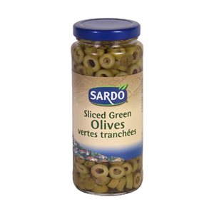 Sardo Sliced Green Olives 12 / 375ml