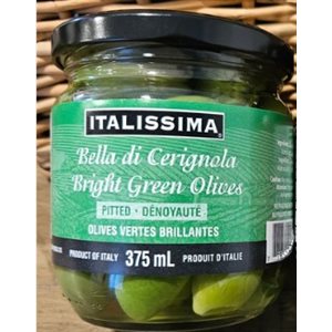 Italissima Pitted Cerignola Green Olive 12 / 375ml