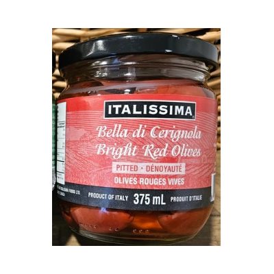 Italissima Pitted Cerignola Red Olive 12 / 375ml