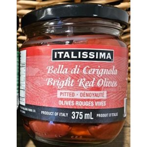 Italissima Pitted Cerignola Red Olive 12 / 375ml