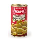 Serpis Manzanilla Stuffed Olives w / Red pepper in Tins 12 / 350g