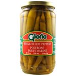 Gloria Hot Pickled Peppers 12 / 750ml