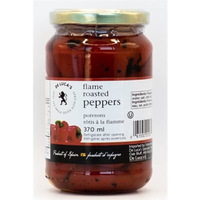 De Luca's Flame Roasted Red Peppers 12 / 370ml