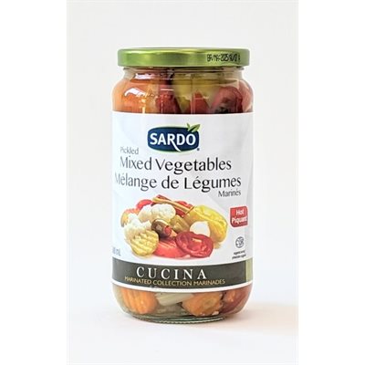 Sardo Hot Mixed Vegetables 12 / 500ml