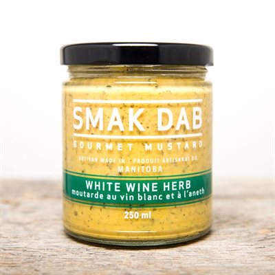 Smak Dab White Wine Herb Mustard 12 / 250ml