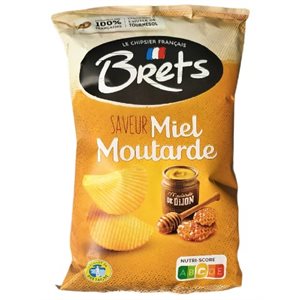 Brets Chips Honey & Mustard Flavor 10 / 125g