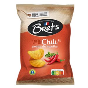 Brets Chips Chili Mint 10 / 125g