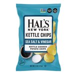Hal's Sea Salt & Vinegar Kettle Chips 12 / 141g