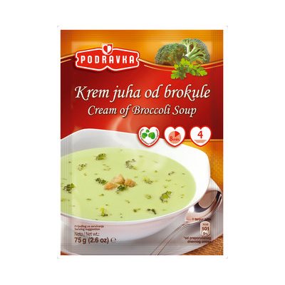 Podravka Cream of Broccoli / Cauliflower Soup 18 / 66g