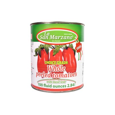 La San Marzano Tomatoes w Basil 6 / 100oz
