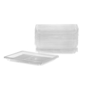 0039150120 Party Tray & Lid Combo 7.5"x10.5" 120's